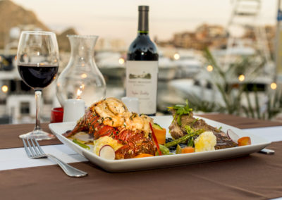 A plate of food on top of a table.